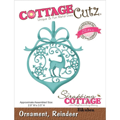 CottageCutz - Reindeer Ornament Dies