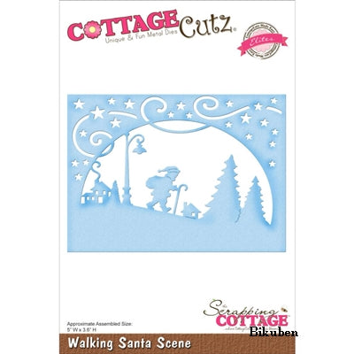 CottageCutz - Walking Santa Scene Dies