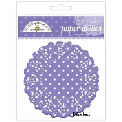 Doodlebug - Paper Doilies - Lilac Dot