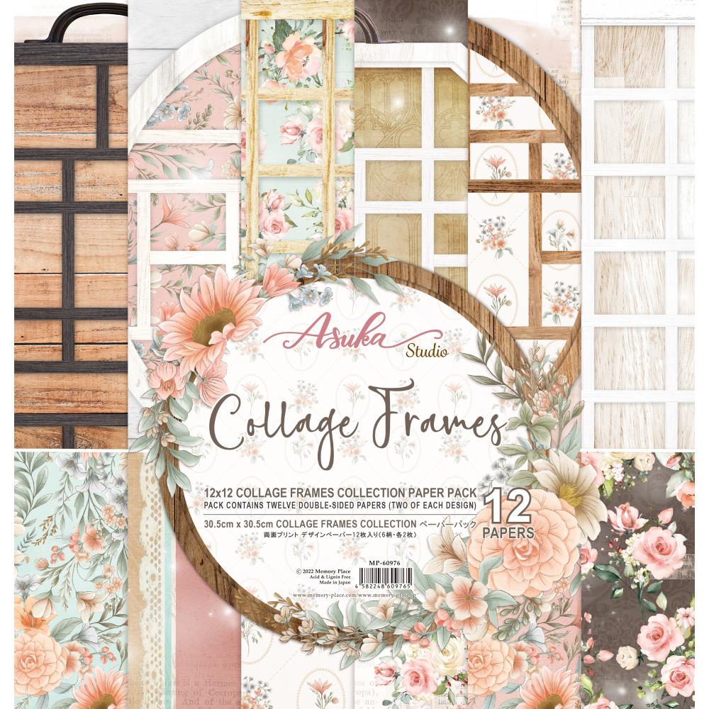 Asuka Studio - Collage Frames  - Collection pack -  12 x 12"