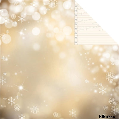 Simple Stories - Cozy Christmas - Sparkle Flurries/Legder 12x12"