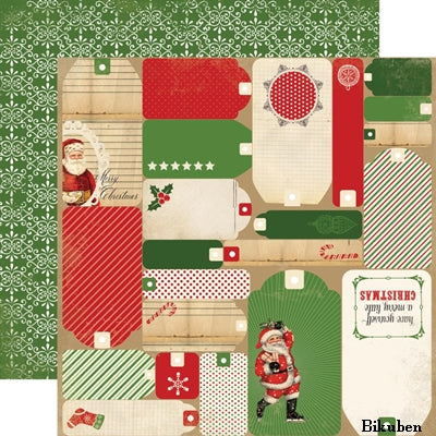 Carta Bella - Christmas Time - Christmas Tags 12x12"