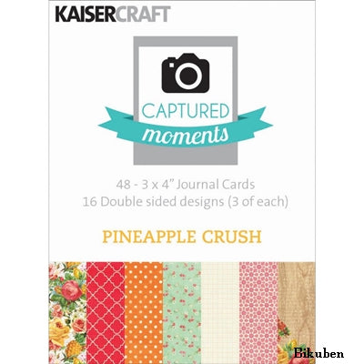 KaiserCraft - Captured Moments - Cards 3x4" - Pineapple Crush