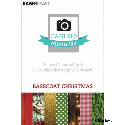 KaiserCraft - Captured Moments - Cards 6x4" - BaseCoat Christmas