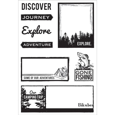 KaiserCraft - Outdoor Trail - Clear Stamps