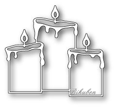 Memory Box - Pillar Candle Trio dies