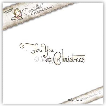 Magnolia - Waiting for Christmas - For you at Christmas (Text) 