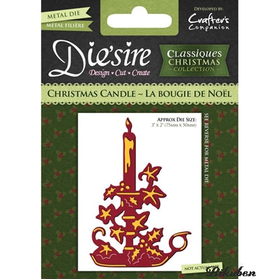 Die'sire - Cutting Die - Christmas Candle