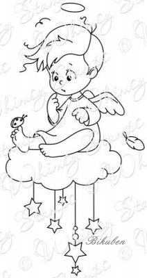 Whimsy Stamps - Cling Mount - Angel Cody