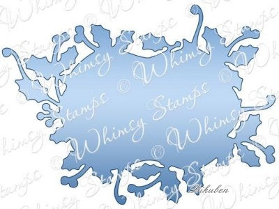 Whimsy Stamps - Holly Branch Noteables 4 Die