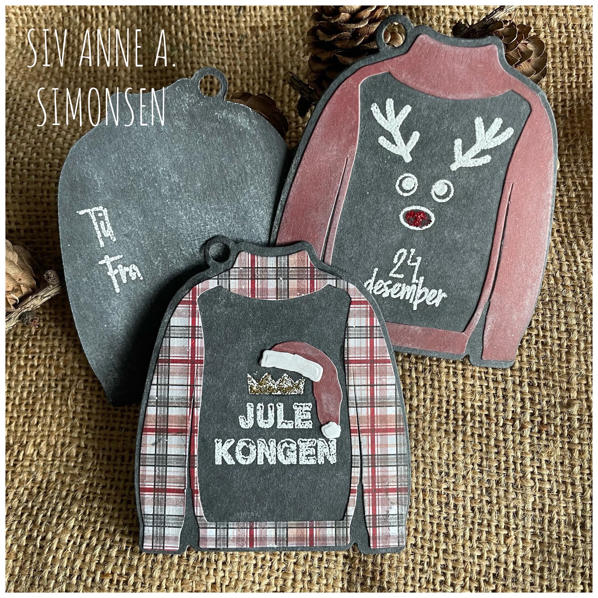 Papirdesign - Dies - Øgly julegenser