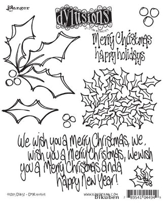 Dylusions - Holly Days - Stamps
