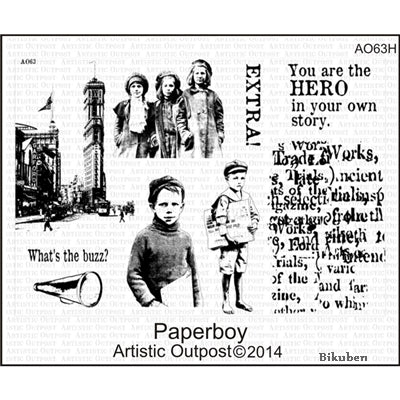 Artistic Outpost - PaperBoy - Clearstamps