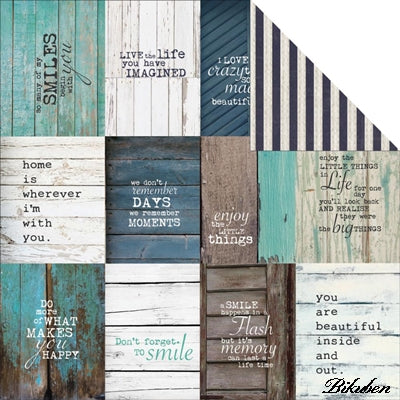 KaiserCraft - Blue Bay - Lagoon 12x12"