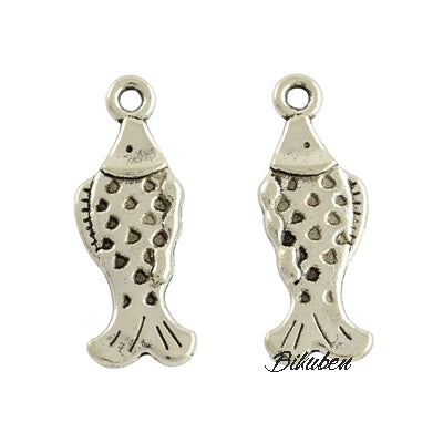 Charms - Antique Silver - Fisk