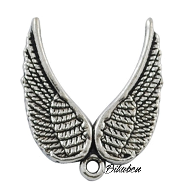 Charms - Antique Silver - Wings