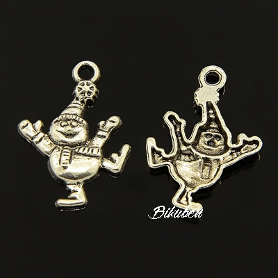 Charms - Antique Silver - Jolly Snowman