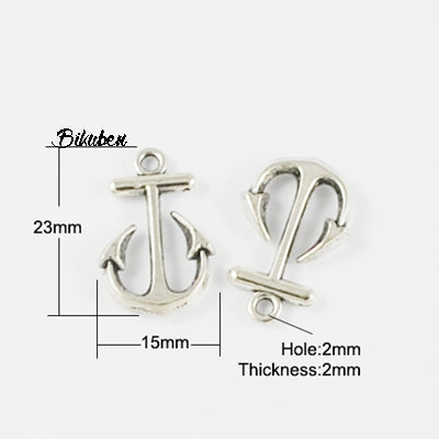 Charms - Antique Silver - Anker 1