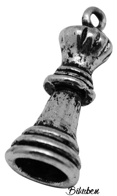 Charms - Antique Silver - Sjakk brikke