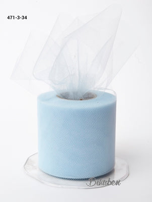 May Arts - Tulle - Light Blue 3" - METERSVIS