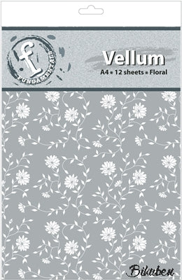 Ruby Rock-it - Vellum - A4 - Floral