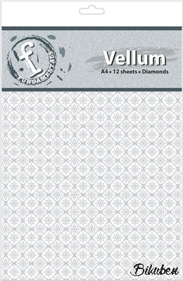 Ruby Rock-it - Vellum - A4 - Diamonds