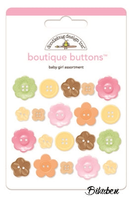 Doodlebug - Boutique Buttons - Baby Girl