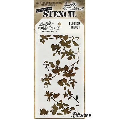 Tim Holtz - Stencil - Blossom