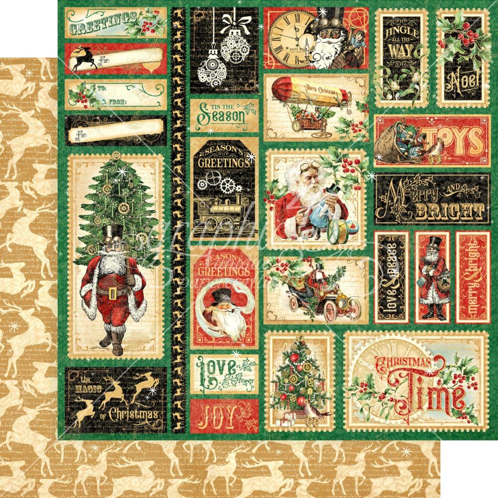 Graphic 45 - Christmas time - Jingle all the way -  12x12"