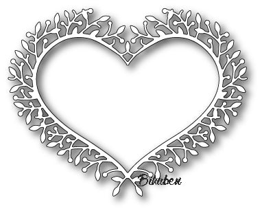 Poppystamps - Dies - Woodland Heart Frame