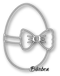Poppystamps - Dies - Ribbon and Bow Egg