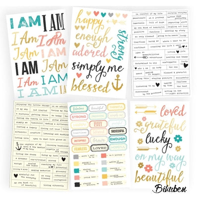 Simple Stories - I am - 4x6" Stickers