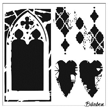 The Crafter's Workshop - Cathedral of Love Template 6x6"