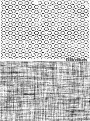 Tim Holtz Collection - Mesh & Linen - Stamps
