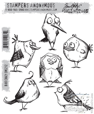 Tim Holtz Collection - Bird Crazy - Stamps