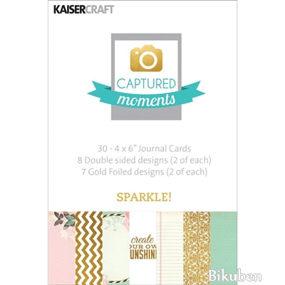 KaiserCraft - Captured Moments - Cards 6x4" - Sparkle!