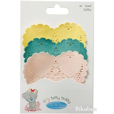 Tiny Tatty Teddy - Girl Heart Doilies