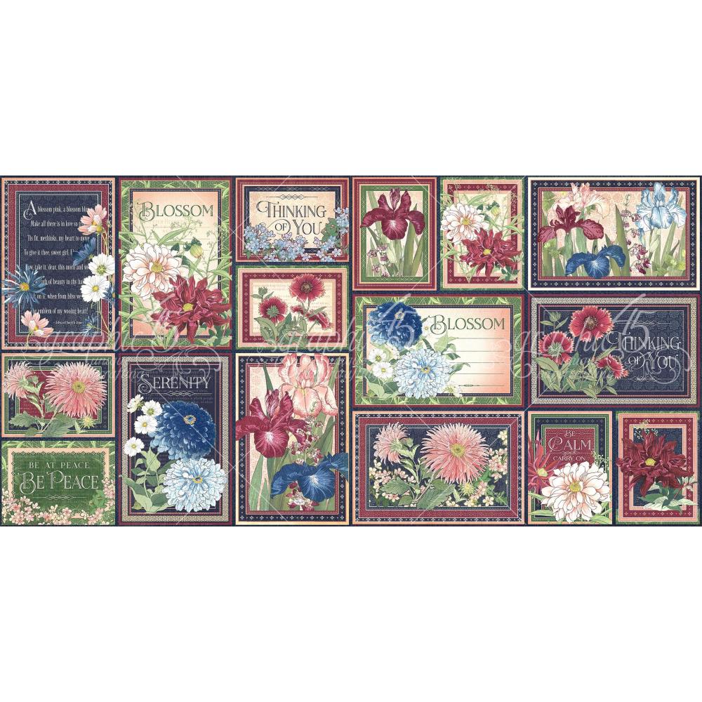 Graphic 45 - Blossom - Ephemera Cards