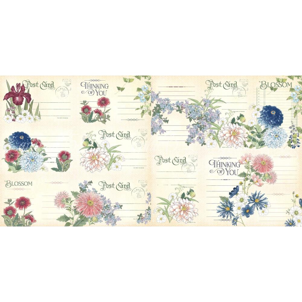 Graphic 45 - Blossom - Ephemera Cards