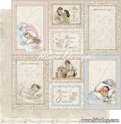 Maja Design - Vintage Baby - Ephemera Cards 12x12"