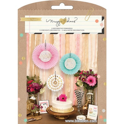 Crate Paper - Maggie Holmes - Confetti - Tissue Pinwheels
