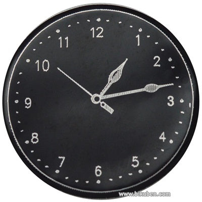 FabScraps - Metal Embellishment - Large Black Clockface