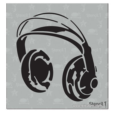 Stencil 1 - Stensil - Headphones 6x6"