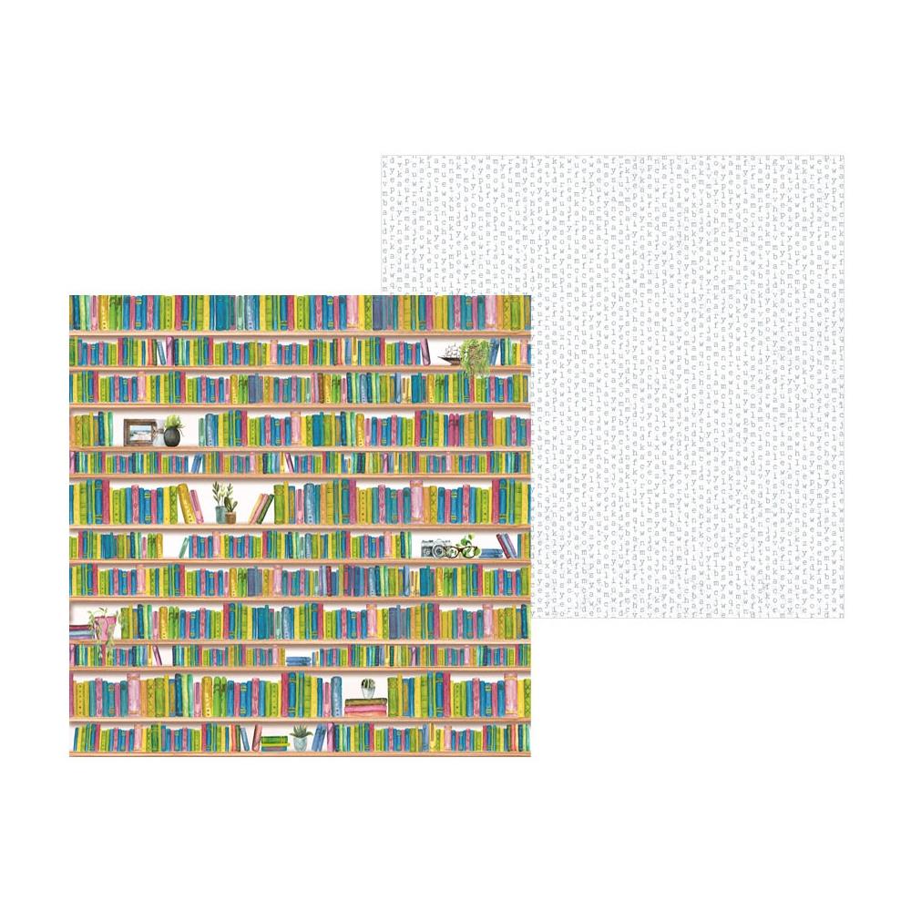 P13 - Garden of books  - Paper Pad -  6 x 6"