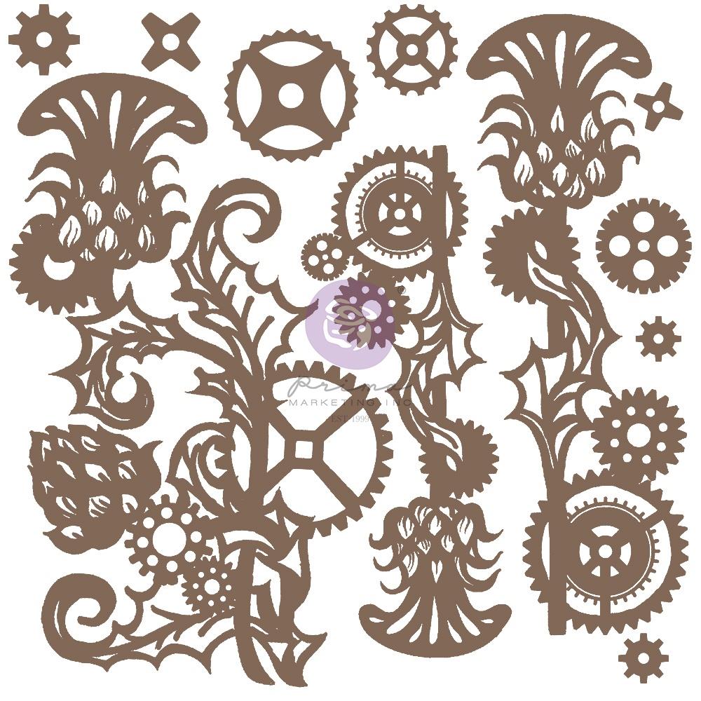 Prima -Finnabair Chipboard - Mechanical Thistle