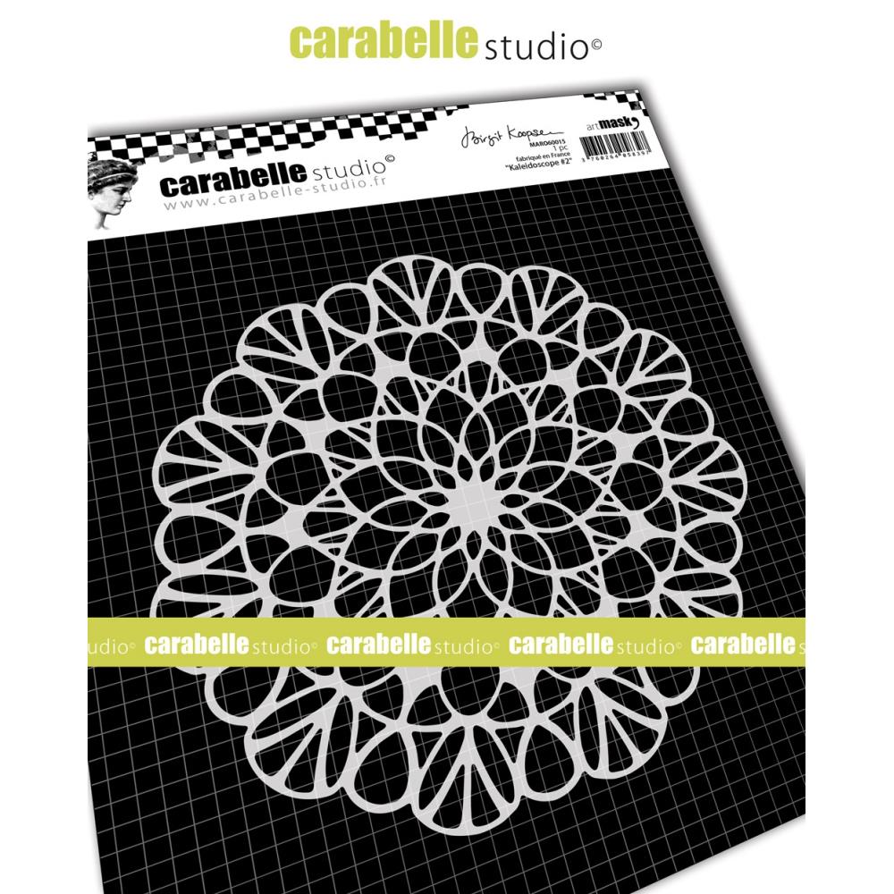 Carabelle Studios - Stencil/Mask - Kaleidoscope 2 -  6 x 6"