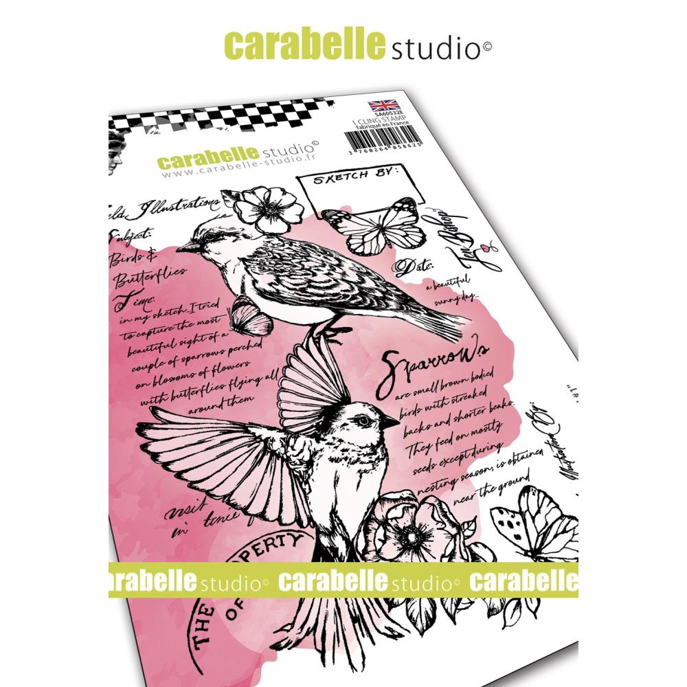 Carabelle - Cling Stamps - Field Bird #1