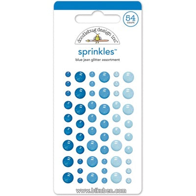 Doodlebug - Sprinkles - Glitter - Blue Jean 