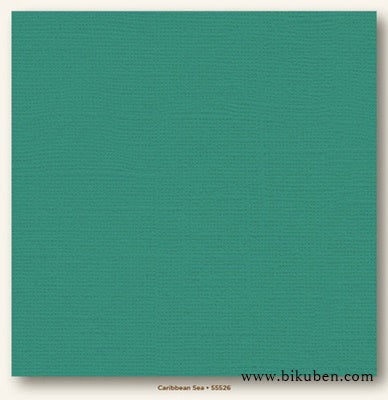 My Colors Cardstock - Canvas - Caribbean Sea 12x12"