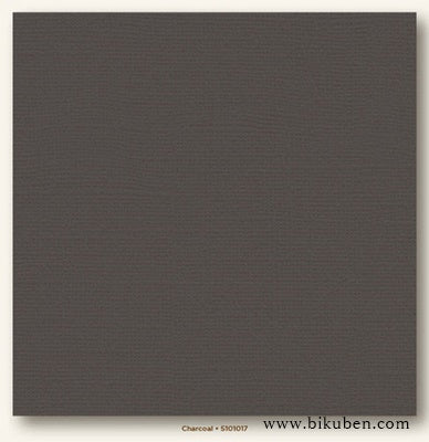 My Colors Cardstock - Canvas - Charcoal 12x12"